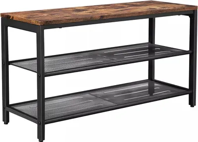 Immagine prodotto di In And OutdoorMatch panca per scarpe Vesta - Industriale - Contenitore - Panca per corridoio - 80 x 30 x 44,5 cm