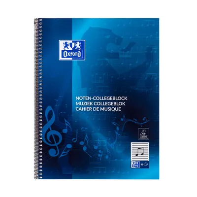 Produktbild von Oxford 100050345, Abbildung, Blau, A4, 50 Blätter, 90 g/m², Softcover