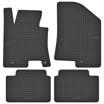 Zdjęcie produktu dla Dywaniki gumowe do Kia Ceed II 2012-2018 (hatchback/kombi/coupé) – 4 szt., czarne, dopasowane – Wielganizator SolidTread