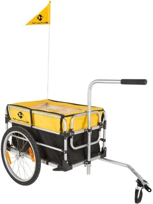 Productafbeelding van Bagagekar fiets - Opvouwbaar aluminium - Met tas 90 liter