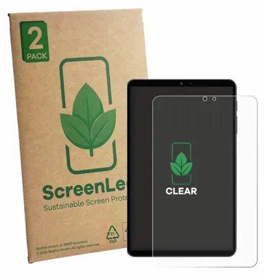 Produktbild von 2x ScreenLeaf Schutzfolie für Alldocube iPlay 80 mini Pro nachhaltiger Displayschutz Display Schutz Folie Klar Transparent
