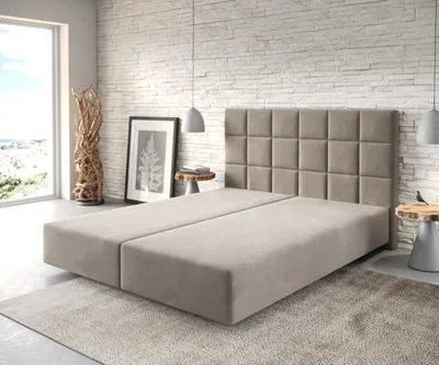 Produktbild von DELIFE Boxspringgestell Dream-Fine 160x200 cm Mikrofaser Beige