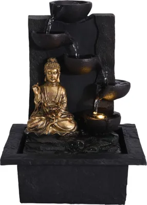 Produktbild von Home Elements Buddha-Brunnen Ansicht: links