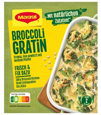 Immagine prodotto di Maggi Fix per broccoli gratinati in casseruola cremoso finemente aromatizzato 40g