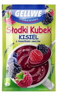 Produktbild von Fruchtgel mit dem Geschmack von Waldbeeren, "Słodka Chwila", 30 g