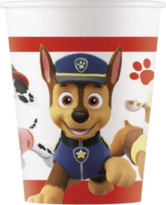 Immagine prodotto di Tazza da tavola Paw Patrol 8 pezzi colorati 200ml - taglia unica