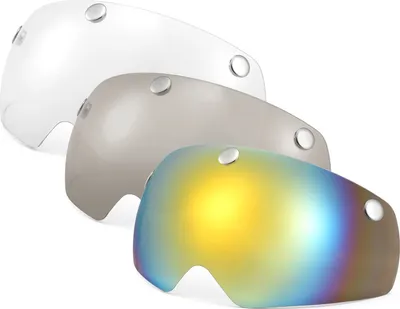 Produktbild von 3pcs abnehmbares magnetisches Visier fuer Fahrradhelm UV-Schutz fuer Maenner Frauen