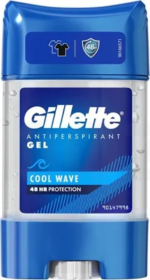 Zdjęcie produktu dla Gillette, Cool Wave, Antyperspirant w żelu dla mężczyzn, 70 ml (PRODUKT Z NIEMIEC)