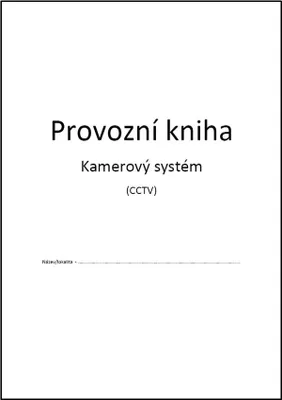 Immagine prodotto di Libro operativo TVCC - Stampa A4 in conformità al GDPR (UE/2016/679)