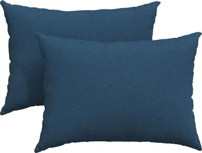 Produktbild von vidaXL Sofakissen 2 pcs Blau 70 x 50 cm Stoff