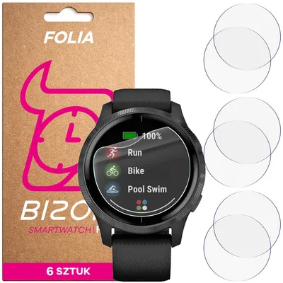 Produktbild von 6x Schutzfolie für den Bildschirm für Garmin Venu, Bizon Watch HydroFlex