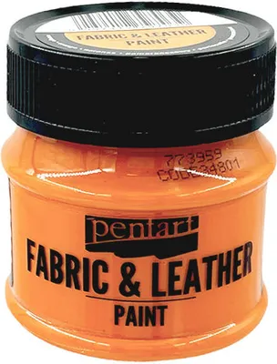 Immagine prodotto di PENTART - Colore per tessuti e pelle - arancio 50 ml