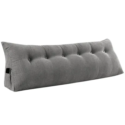 Image de Coussin de dossier Coussin pour palette 180x50x20cm Gris