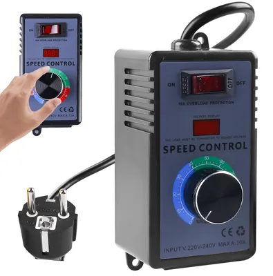 Drehzahlregler 4000 W, AC 220 V, 15 A, mit Überlastschutz