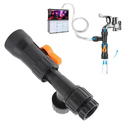 Productafbeelding van Vervanging van Aquariumwaterwisselaar met 2 Kraanadapters