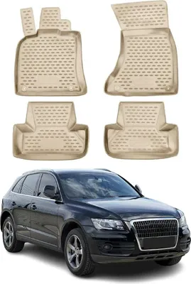 Zdjęcie produktu dla 2008-2017 Dywaniki podłogowe Audi Q5 8RB TPE beżowe 4 szt