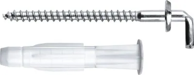 Zdjęcie produktu dla TOX 051 701 321, Zestaw haków i kołków rozporowych, Beton, Metal, Plastik, Szary, 6 mm, 41 mm