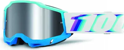 Produktbild von 100percent Accuri 2 Brille Weiß Mirror Silver Flash Lens/CAT3 Weiß Mirror Silver Flash Lens/CAT3