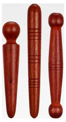 Produktbild von 3-teiliges Holz-Akupressurstift-Set für Fußmassage und Akupressur