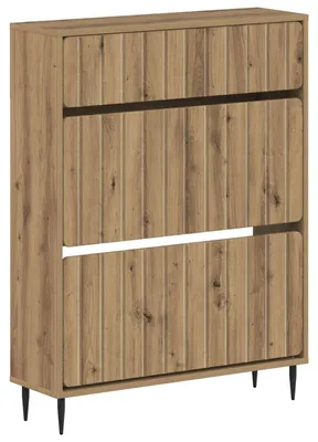 Zdjęcie produktu dla Szafka na buty vidaXL ZWOLLE, 78 x 24 x 103 cm, płyta wiórowa