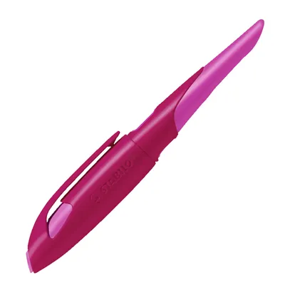 Immagine prodotto di STABILO EASYbirdy stilografica ergonomica per la scuola - pennino A - destrorso - bacca + rosa