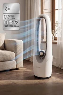 Obrázok produktu pre Moderný klimatizátor Sinbo s osciláciou, výkonom 65 W, výškou 71 cm a 3-stupňovým nastavením