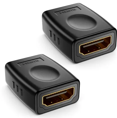 Produktbild von deleyCON 2 Stück HDMI Kupplung Buchse auf Buchse, 4K HDR ARC FullHD für TV