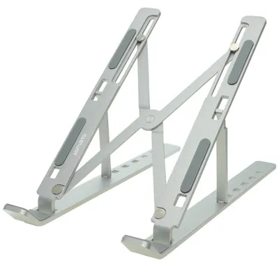 Image de Support de table portable ErgoFix H18 pour ordinateurs portables, 4Smarts – Argent
