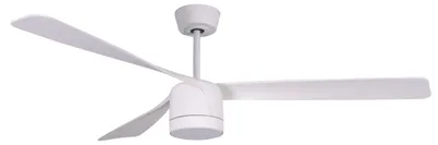 Immagine prodotto di Ventilatore da soffitto a risparmio energetico con luce LED e telecomando Peregrine Bianco 142 cm