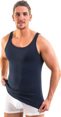 Herren Tank Top marine