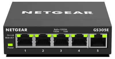 Produktbild von NETGEAR GS305E, Managed, Gigabit Ethernet (10/100/1000)