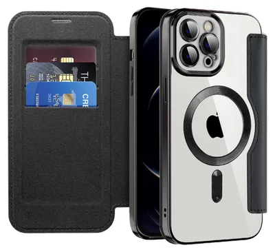Zdjęcie produktu dla Techsuit – etui SmartMag Book do iPhone'a 12 Pro Max – czarne