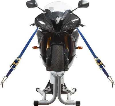 Produktbild von Spanngurt mit Ratsche und Tankschutz für Motorräder