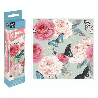 Obrázok produktu pre Diamantová maľba Blumen 20x20 cm