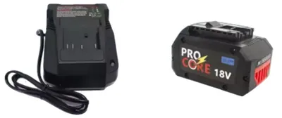 Immagine prodotto di Batteria, capacità 10000 mAh, compatibile con utensili elettrici a batteria da 18V, caricabatterie da 10 Ah x 1