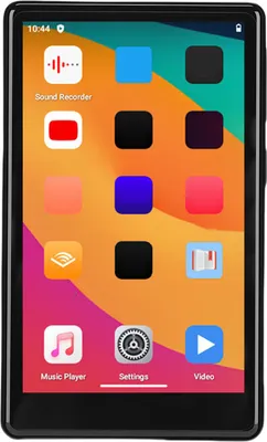 Produktbild von MP4-Player mit Bluetooth 5.0 WLAN-Musikplayer mit 4-Zoll-Touchscreen, Unterstützung für Android 8.1, Video, Bilder, Radio, E-Book, 3 GB, 32 GB
