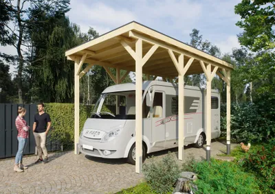 Produktbild von Wohnmobil-Carport Malibu II 3,44x6,50 m