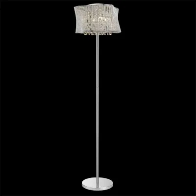 Produktbild von Stehleuchte ZONDA 4xG9/33W, silber/klar, Ø: 40 H: 162 cm, Fassung G9