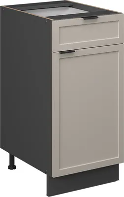 Imagen del producto de Mueble bajo de cocina Vicco Fame-Line GrisBeige 40 cm sin encimera, Model 50239