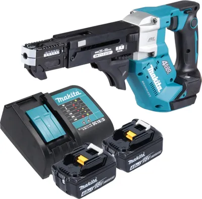 Immagine prodotto di Avvitatore a batteria Makita DFR 552 SM 18 V 25 - 55 mm Brushless + 2 batterie 4,0 Ah + caricabatterie