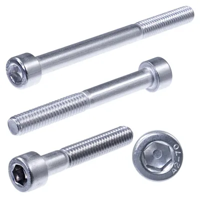 Produktbild von SECCARO Zylinderschraube M6 x 75 mm, Edelstahl V2A VA A2, DIN 912 / ISO 4762, Innensechskant, Teilgewinde, 20 Stück, KI-generiertes Bild
