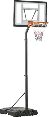 Productafbeelding van Famanu basketstandaard met wielen - verstelbaar van 260 tot 310 cm