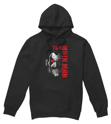 Immagine prodotto di Felpa con cappuccio "Main Man" della Justice League, unisex, per uomo/donna, modello TV41013 (taglia M), colore nero