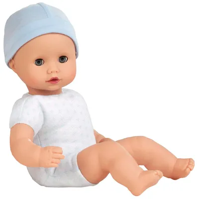 Produktbild von Götz 1320591 Muffin to Dress Baby Junge Puppe 33 cm Babypuppe Schlafaugen