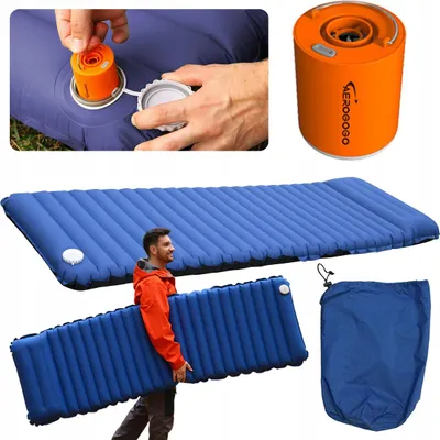 Image de AEROGOGO GM4-01 MATERATE avec pompe automatiquement gonflable 1 personne matelas de camping