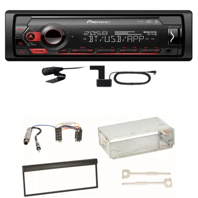 Produktbild von Pioneer MVH-S420DAB Bluetooth USB DAB+ Autoradio Einbauset für Skoda Fabia 6Y