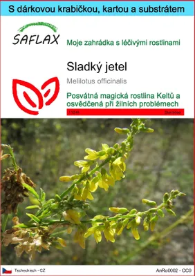 Obrázek produktu pro SAFLAX Dárková sada - sladký jetel - Melilotus officinalis - 250 Semena - S dárkovou krabičkou, přepravním štítkem, dárkovou kartou a pěstebním médiem