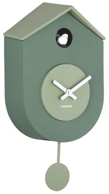 Obrázek produktu pro Karlsson KA6026GR, Zeď, Hodiny, Oválný, Zelená, ABS (akrylonitril-butadien-styren), Baterie