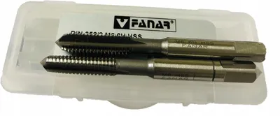 Image de Fanar Taraud M6 x 1,00 mm HSS 2 pièces