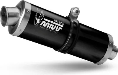 Immagine prodotto di Marmitta Slip-on nera MIVV Oval omologata in titanio per YAMAHA tenere 700 2025